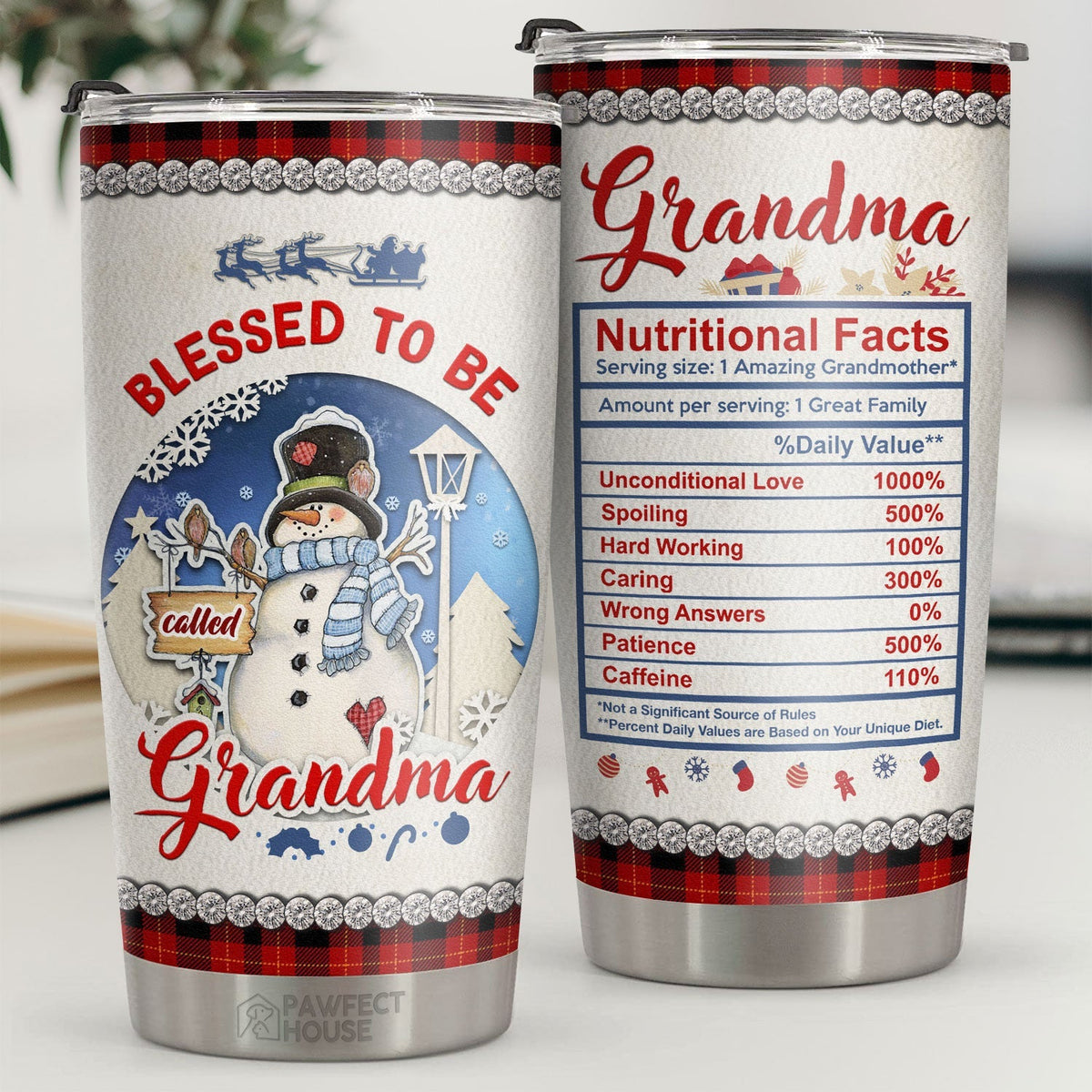 Blessed To Be Called Grandma - Tumbler - Gift For Grandma. Grandparents