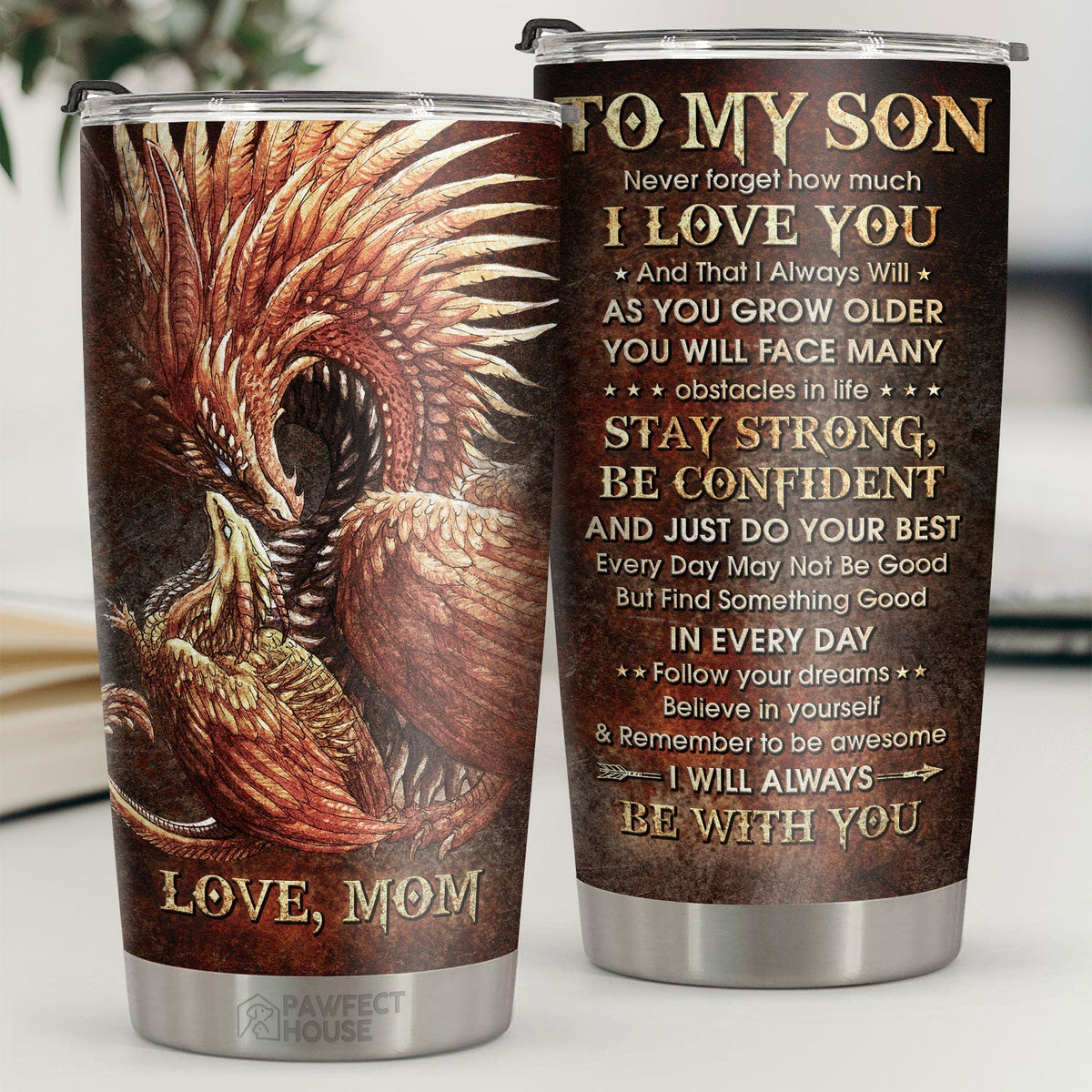 To My Son Stay Strong Be Confident And Just Do Your Best - Tumbler - To My Son. Gift For Son. Son Gift From Mom. Birthday Gift For Son