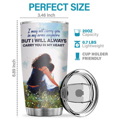 Life Isn't About Waiting For The Storm To Pass It's About Learning To Dance In The Rain - Tumbler - To My Son. Gift For Son. Son Gift From Mom. Birthday Gift For Son
