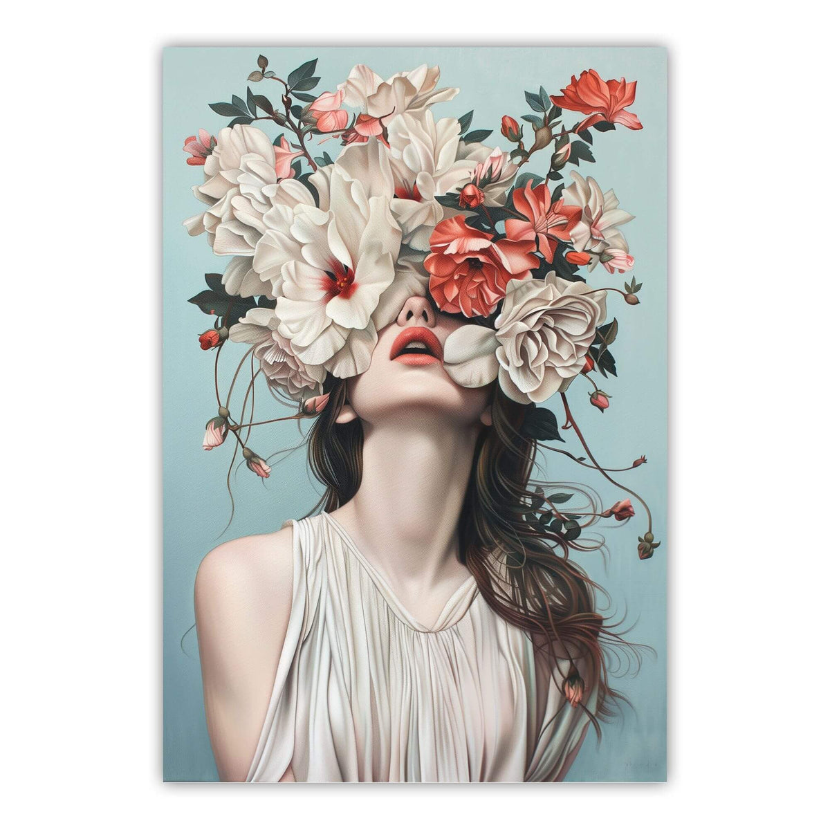 Floral Veil Print