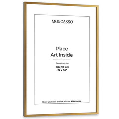 Gold Fine Art Frame, 60 x 90 cm