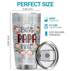 My Favorite People Call Me Papa - Tumbler - Christmas Gift For Family. Couple. Friends. Christmas Decoration. Holiday Gift