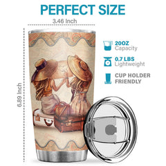 Thanks For Being A Friend In Such A Special Way - Tumbler - To My Bestie. Gift For Bestie. Best Friend. Sister. Birthday Gift For Bestie And Friend
