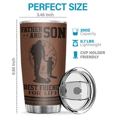 You're The Man Dad The Old Man But Still The Man Papa Bear - Tumbler - To My Dad. Gift For Dad. Dad Gift From Daughter And Son. Birthday Gift For Dad