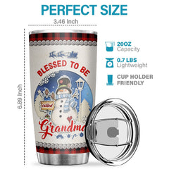 Blessed To Be Called Grandma - Tumbler - Gift For Grandma. Grandparents