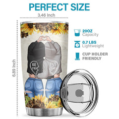 I Would Fight A Bear For You Sister No A Grizzly - Tumbler - To My Bestie. Gift For Bestie. Best Friend. Sister. Birthday Gift For Bestie And Friend