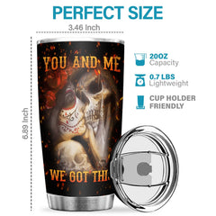 Husband Wife Not Always Eye To Eye But Always Heart To Heart - Tumbler - Gift For Couple. Husband Wife. Anniversary. Engagement. Wedding. Marriage Gift