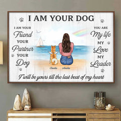 I'm Your Friend. Your Partner. Your Dog - Dog Personalized Custom Horizontal Poster - Gift For Pet Owners. Pet Lovers