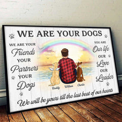 I'm Your Friend. Your Partner. Your Dog - Dog Personalized Custom Horizontal Poster - Gift For Pet Owners. Pet Lovers