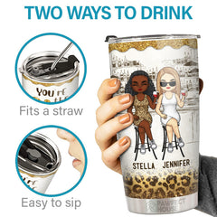 You're The She To My Nanigans - Bestie Personalized Custom Tumbler - Gift For Best Friends. BFF. Sisters