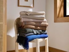 Natural Alpaca Throw - FINAL SALE (Tobacco)