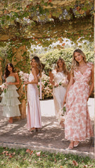 Auria Off Shoulder Maxi Dress - Champagne