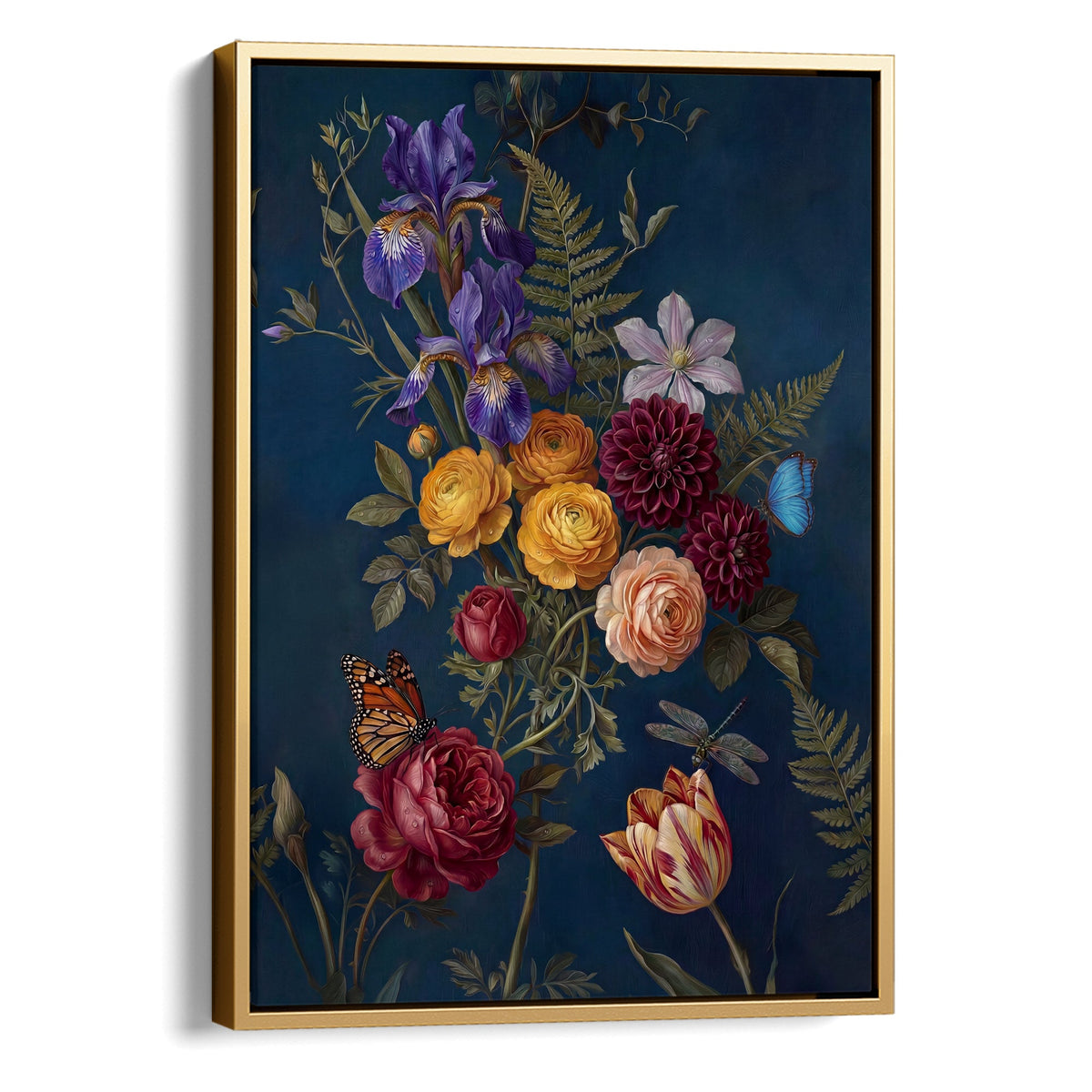 Indigo Botanical Print