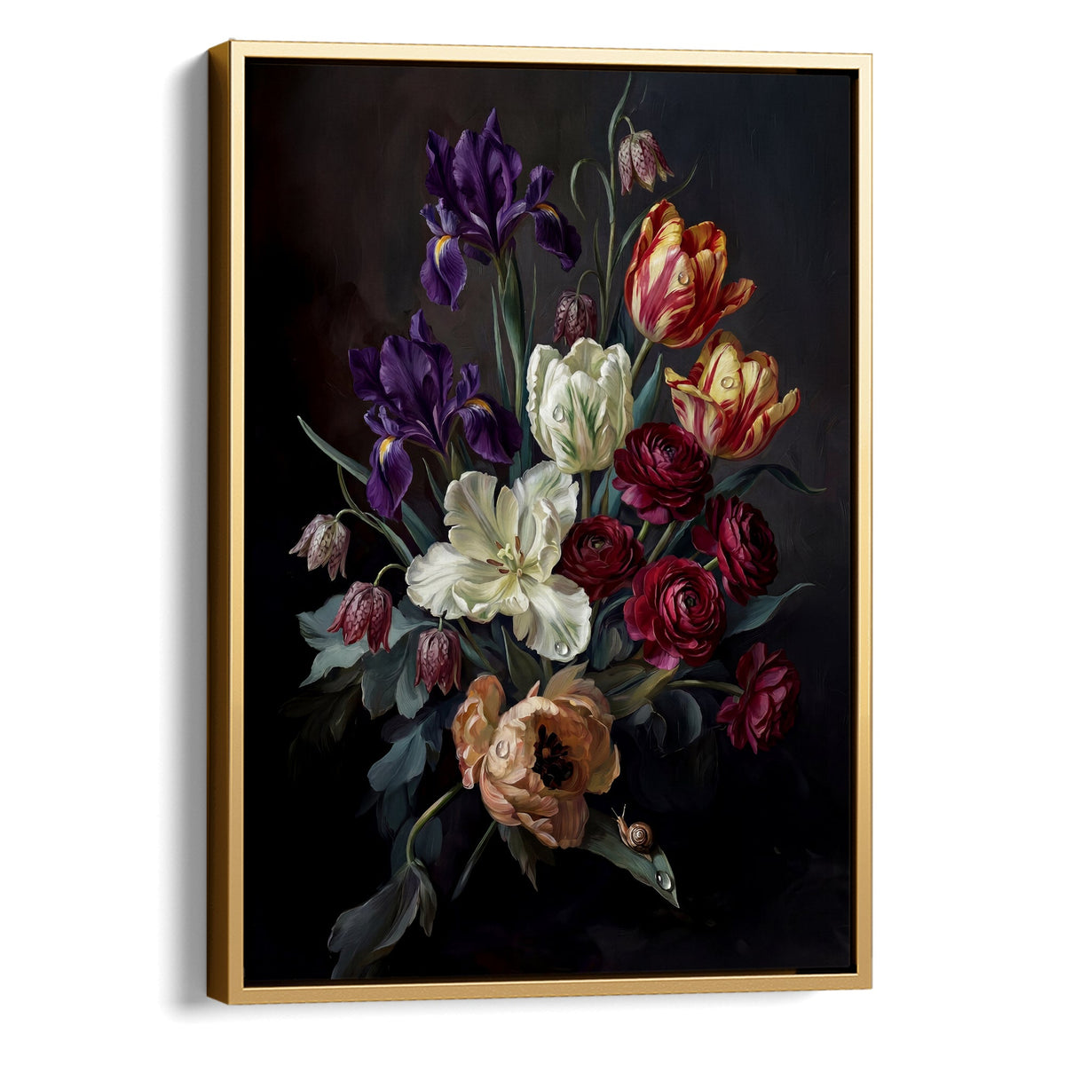 Iris Noir Print