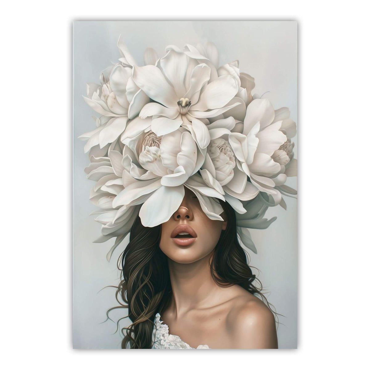 Peony Veil Print