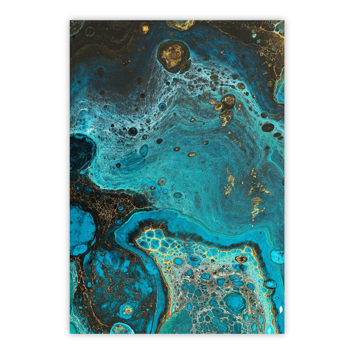 Ocean Marble Print