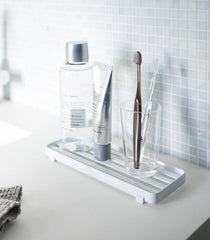 Slotted Bathroom Tray - Steel