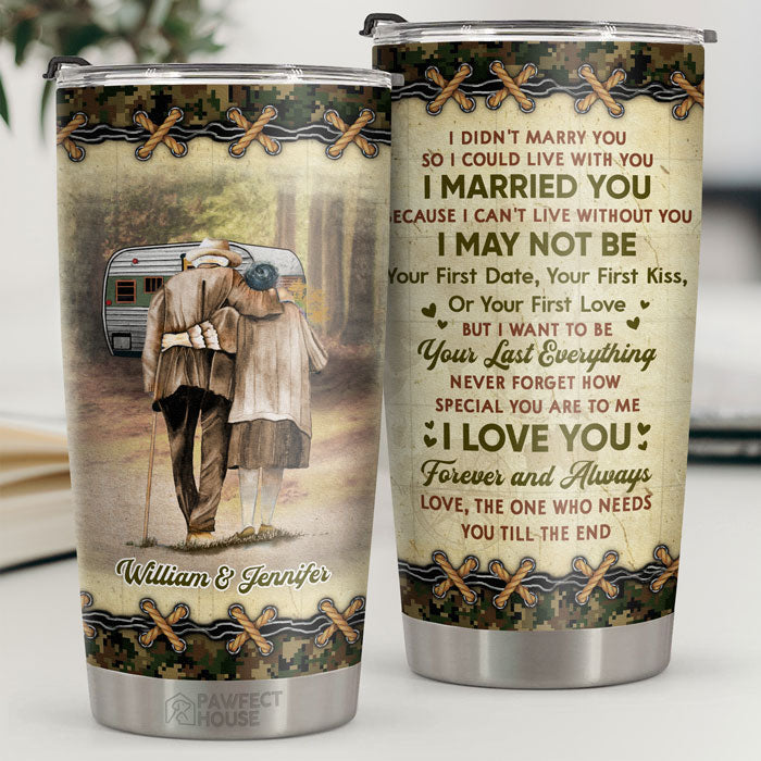 Never Forget How Special You Are To Me - Personalized Tumbler - Gift For Couple. Husband Wife. Anniversary. Engagement. Wedding. Marriage Gift