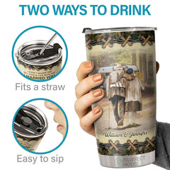 Never Forget How Special You Are To Me - Personalized Tumbler - Gift For Couple. Husband Wife. Anniversary. Engagement. Wedding. Marriage Gift