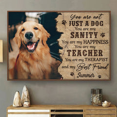 You're My Therapist - Personalized Horizontal Poster - Upload Image. Gift For Pet Lovers