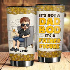 It's Not A Dad Bod But A Delightful Father Figure  - Gift For Dad. Grandpa - Personalized Tumbler