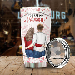 You're My Person. I Wanna Stay Next To You - Gift For Couples. Husband Wife. Personalized Tumbler