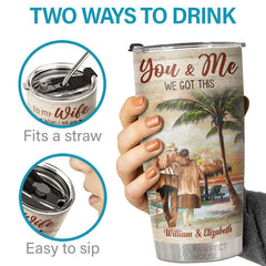 You're The Best Thing That Ever Happened To Me - Personalized Tumbler - To My Wife. Gift For Wife. Anniversary. Engagement. Wedding. Marriage Gift