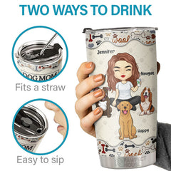 Dog Mom's Nutrition Facts. Amazing Woman. Unconditional Love - Personalized Tumbler - Gift For Dog Lovers. Dog Owners. Dog Gift. Gift For Pet Lovers