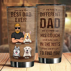 We'd Run To Find You - Personalized Tumbler - Gift For Dad