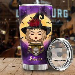 Buckle Up Buttercup You Just Flipped My Witch Switch - Personalized Tumbler - Gift For Yourself. Halloween Gift