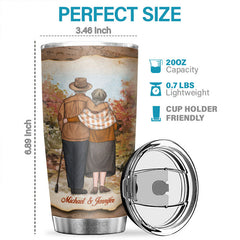 Love You Forever And Always The One Who Needs You Till The End - Personalized Tumbler - To My Wife. Gift For Wife. Anniversary. Engagement. Wedding. Marriage Gift