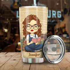 Books Give A Soul To The Universe. Wings To The Mind - Personalized Tumbler