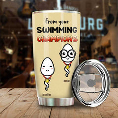 Thanks Dad For Not Pulling Out - Gift For Dad - Personalized Tumbler