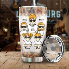 My Grandkids Are My Favorite - Gift For Grandma. Personalized Tumbler