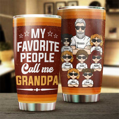 They Call Me Grandpa - Personalized Tumbler - Gift For Dad. Gift For Grandpa