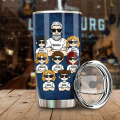 Only The Best Dads Get Promotion - Personalized Tumbler - Gift For Dad. Gift For Grandpa
