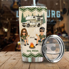 You'll Only End Up Drunk - Personalized Tumbler - Gift For Camping Lovers