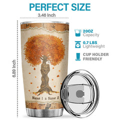 I Choose You At The Beginning And End Of Every Day - Personalized Tumbler - Gift For Couple. Husband Wife. Anniversary. Engagement. Wedding. Marriage Gift
