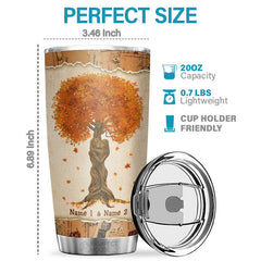 I Would Give You The Ability To See Yourself Through My Eyes - Personalized Tumbler - To My Wife. Gift For Wife. Anniversary. Engagement. Wedding. Marriage Gift