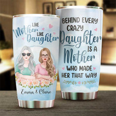 Like Mother Like Daughter - Personalized Tumbler - Gift For Mom. Gift For Daughter