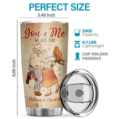 When I Tell You I Love You. I Don't Say It Out Of Habit - Personalized Tumbler - To My Wife. Gift For Wife. Anniversary. Engagement. Wedding. Marriage Gift
