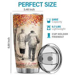 I Don't Know Why I Love You. I Just Know I Love You A Lot - Personalized Tumbler - To My Wife. Gift For Wife. Anniversary. Engagement. Wedding. Marriage Gift