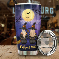I hope We're Friends Until We Die - Personalized Witch Tumbler - Gift For Witches. Bestie. Best Friend. Sister. Birthday Gift For Bestie And Friend. Halloween Gift