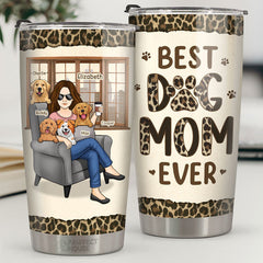 Best Fur Mom Life - Dog & Cat Personalized Custom Tumbler - Mother's Day. Birthday Gift For Pet Owners. Pet Lovers