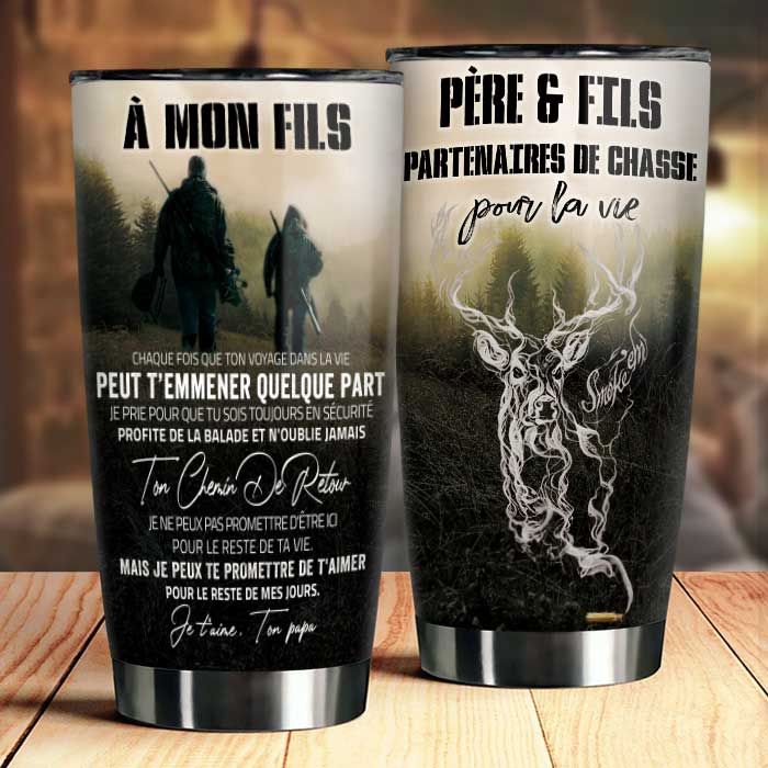 Père Et Fils - Partenaires De Chasse Pour La Vie - Tumbler French