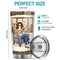 Best Fur Mom Life - Dog & Cat Personalized Custom Tumbler - Mother's Day. Birthday Gift For Pet Owners. Pet Lovers