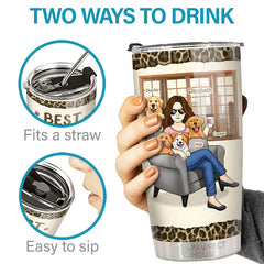 Best Fur Mom Life - Dog & Cat Personalized Custom Tumbler - Mother's Day. Birthday Gift For Pet Owners. Pet Lovers