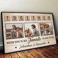 Loved You Then. Love You Still. Always Have. Always Will - Upload Image. Gift For Couples. Husband Wife - Personalized Horizontal Poster