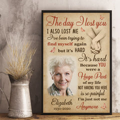 I've Been Trying To Find Myself Again - Upload Image. Personalized Vertical Poster