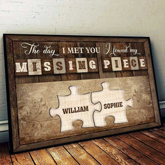 Love Holds Us Together - Gift For Couples. Personalized Horizontal Poster